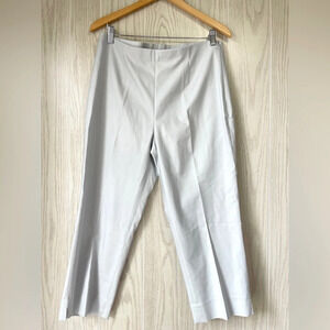 Nic + Zoe Light Grey Crop Stretch Size 12 Slacks NWT